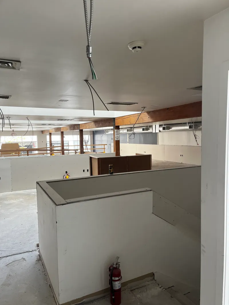 Interior remodel in progress in Northern Utah