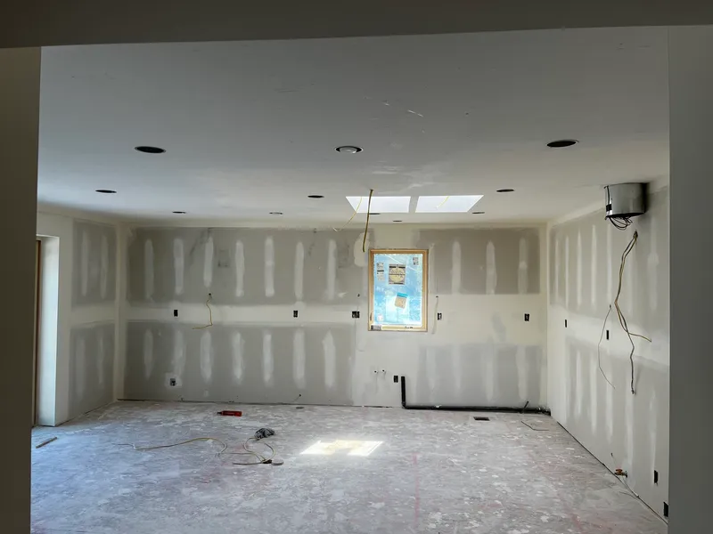 Finish work detail by Drywall Techs