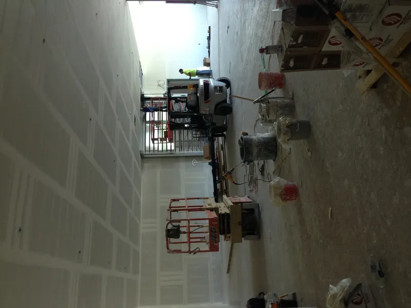 Commercial drywall project by Drywall Techs